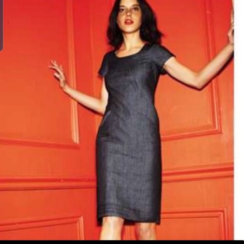 Boden Montmontre denim dress size 2